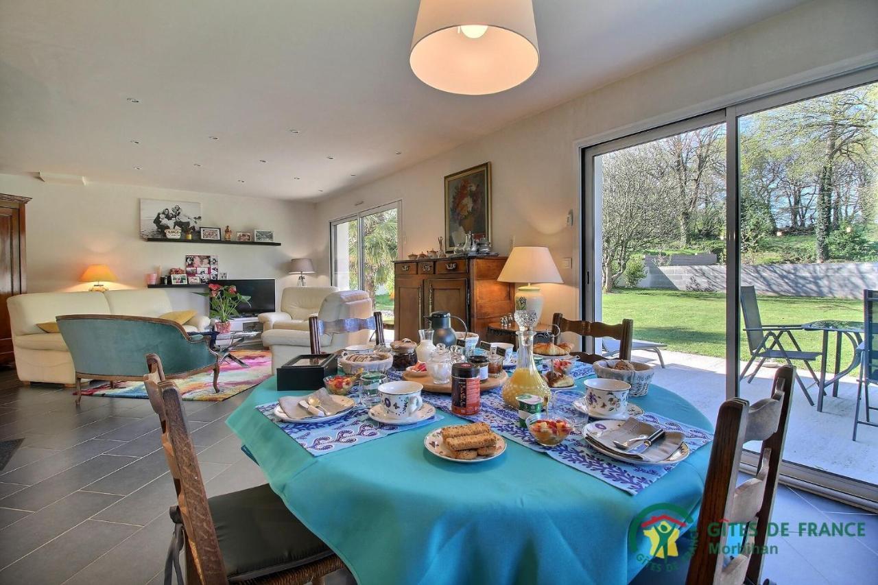 Villa Le Nid Breton Bignan Exterior foto